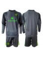 Billige Manchester United Keeper Bortedraktsett Barn 2025-26 Langermet (+ Korte bukser)